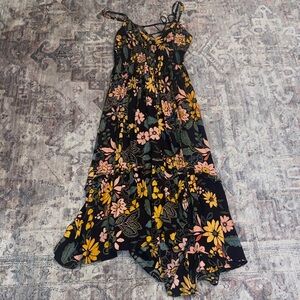Angie Black Dress with Floral Accents

—-SOLD—-